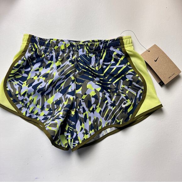 Nike Kids  Dri-Fit Running Training Logo Swoosh Athletic Sporty Shorts  Sz S - Picture 6 of 10